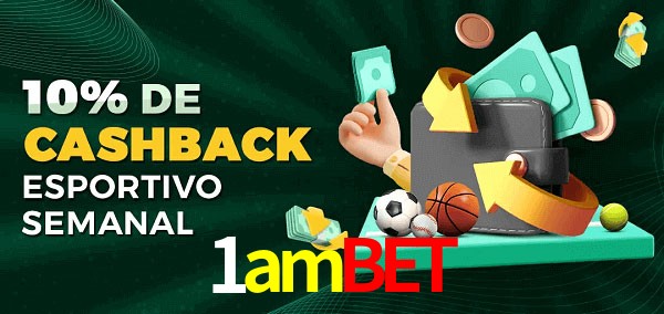 10% de bônus de cashback na 1ambet